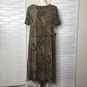 Nwt Lularoe Floral Carly Dress